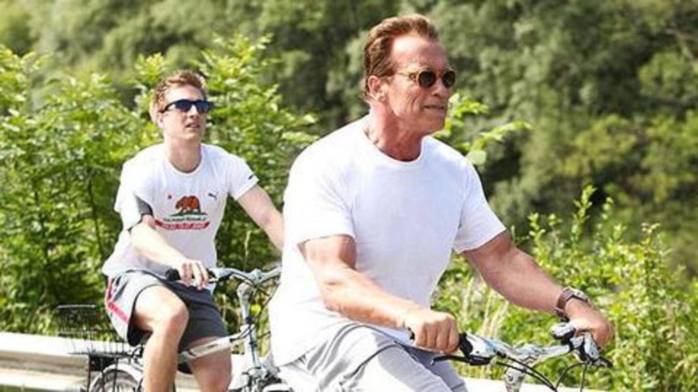 Arnold Schwarzenegger grew up in World War II ravaged area Arnold Schwarzenegger grew up in World War II ravaged area