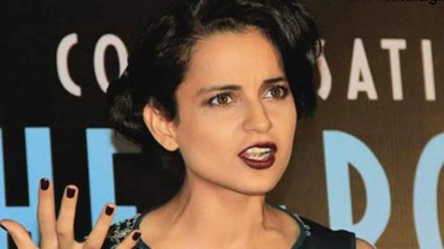 Kangana gets into another fight, this time with a journalist