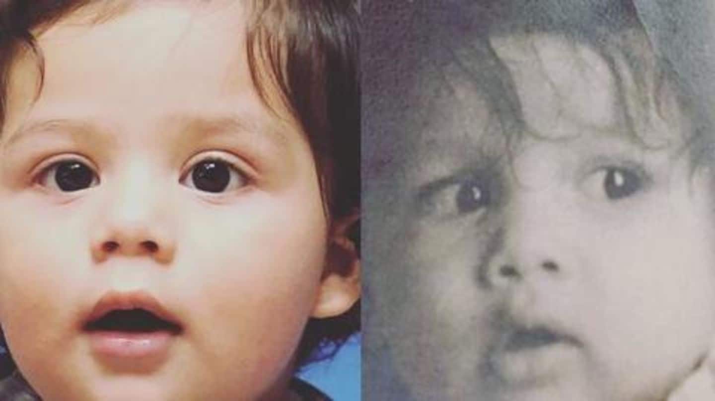Can you "spot the difference" between Shahid, his son Zain?