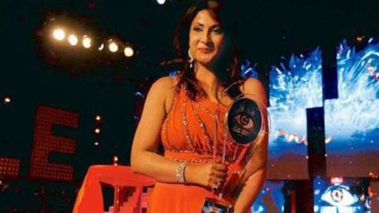 Urvashi 'Komolika' Dholakia won trophy, Rs. 50 lakh Urvashi 'Komolika' Dholakia won trophy, Rs. 50 lakh