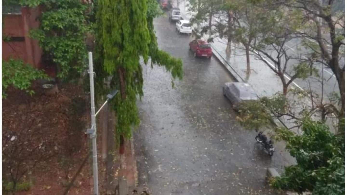 Friday blast: Hailstorm, rain bring mercury down in Bengaluru