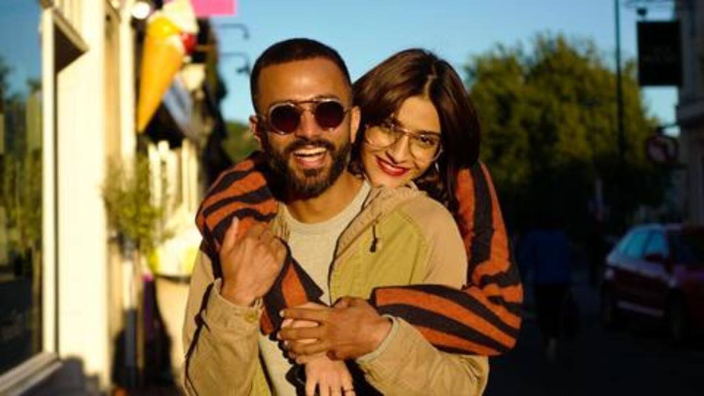 Sonam was in London to celebrate her first wedding anniversary Sonam was in London to celebrate her first wedding anniversary