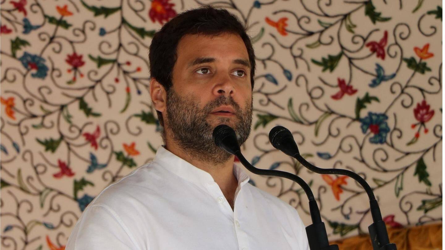 Rahul Gandhi begins two-day MP trip offering prayers at temple