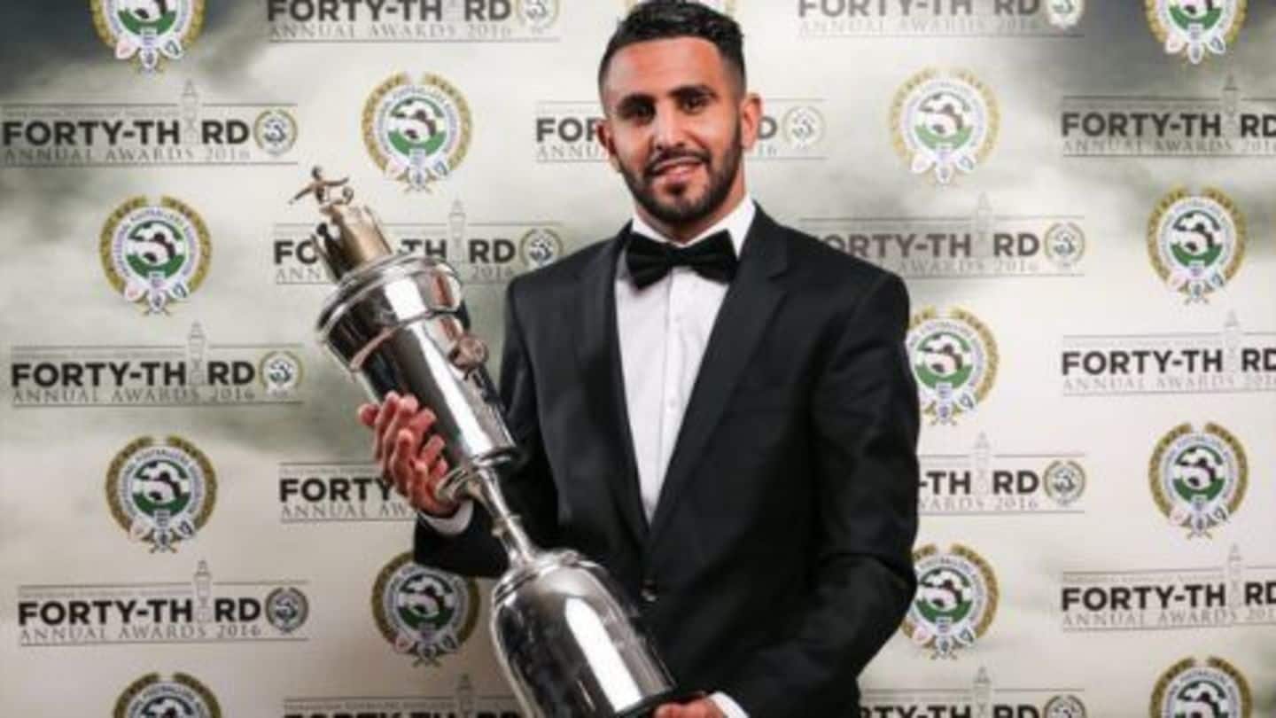 Leicester's Mahrez wins PFA Player of the Year