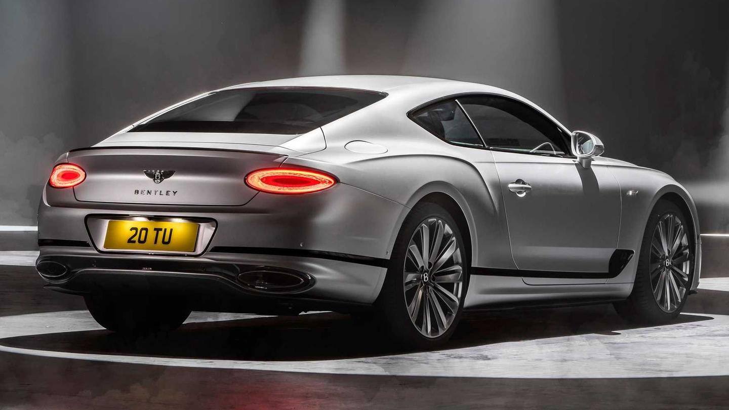 The car sports a large blacked-out grille The car sports a large blacked-out grille