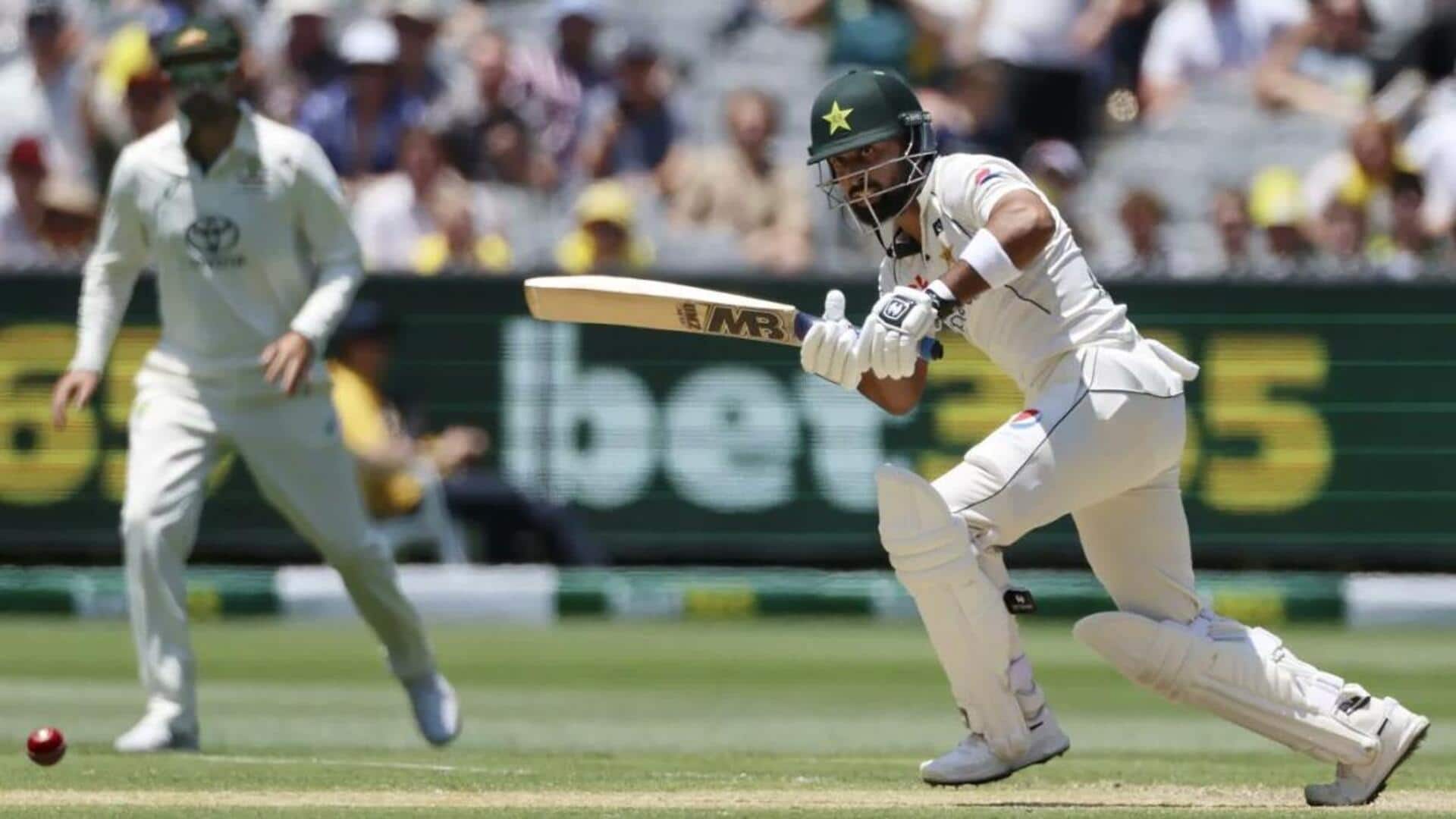 Abdullah Shafique slams his fourth 50-plus Test score against Australia