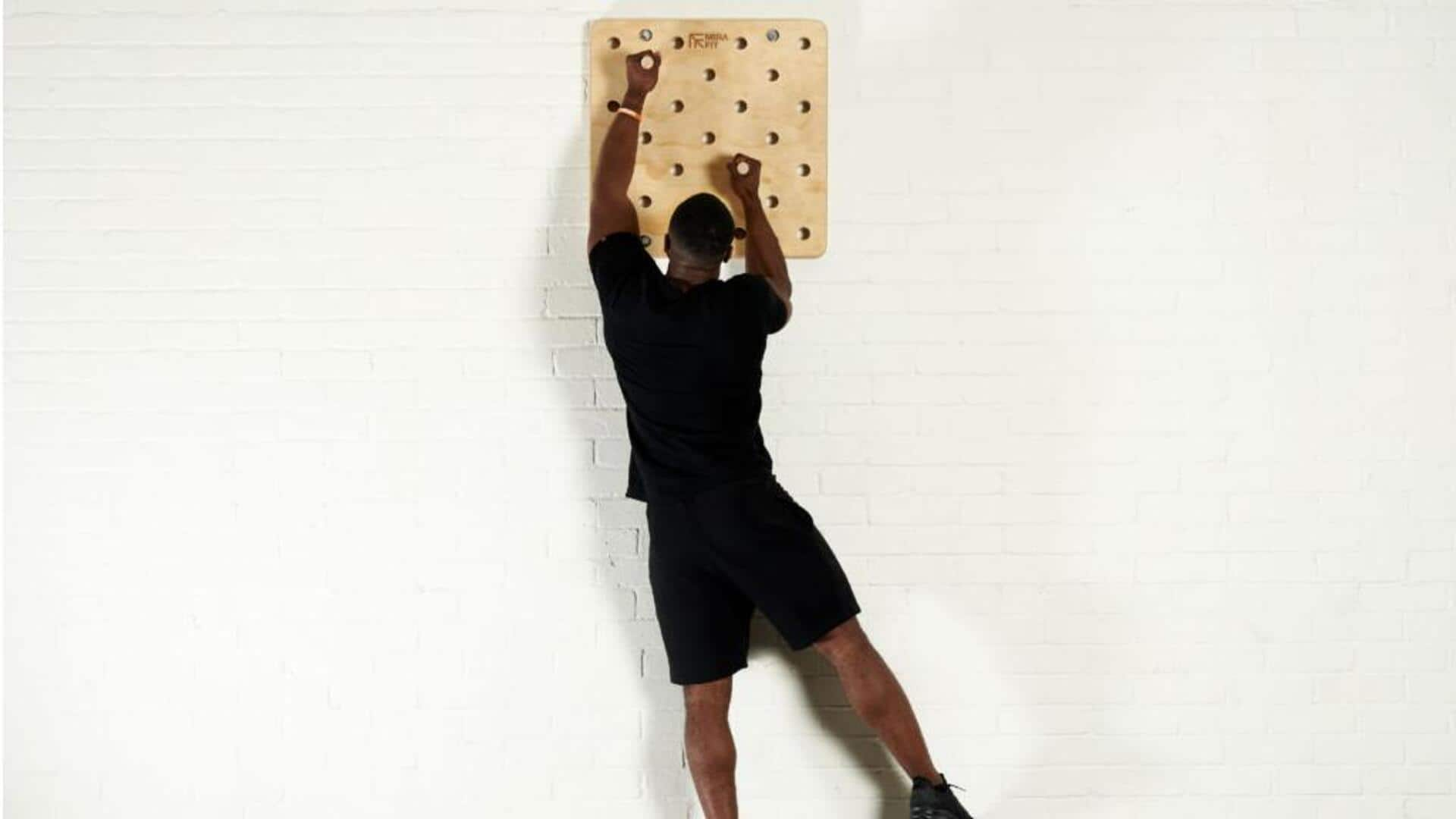 Master the pegboard with these grip strengthening exercises 