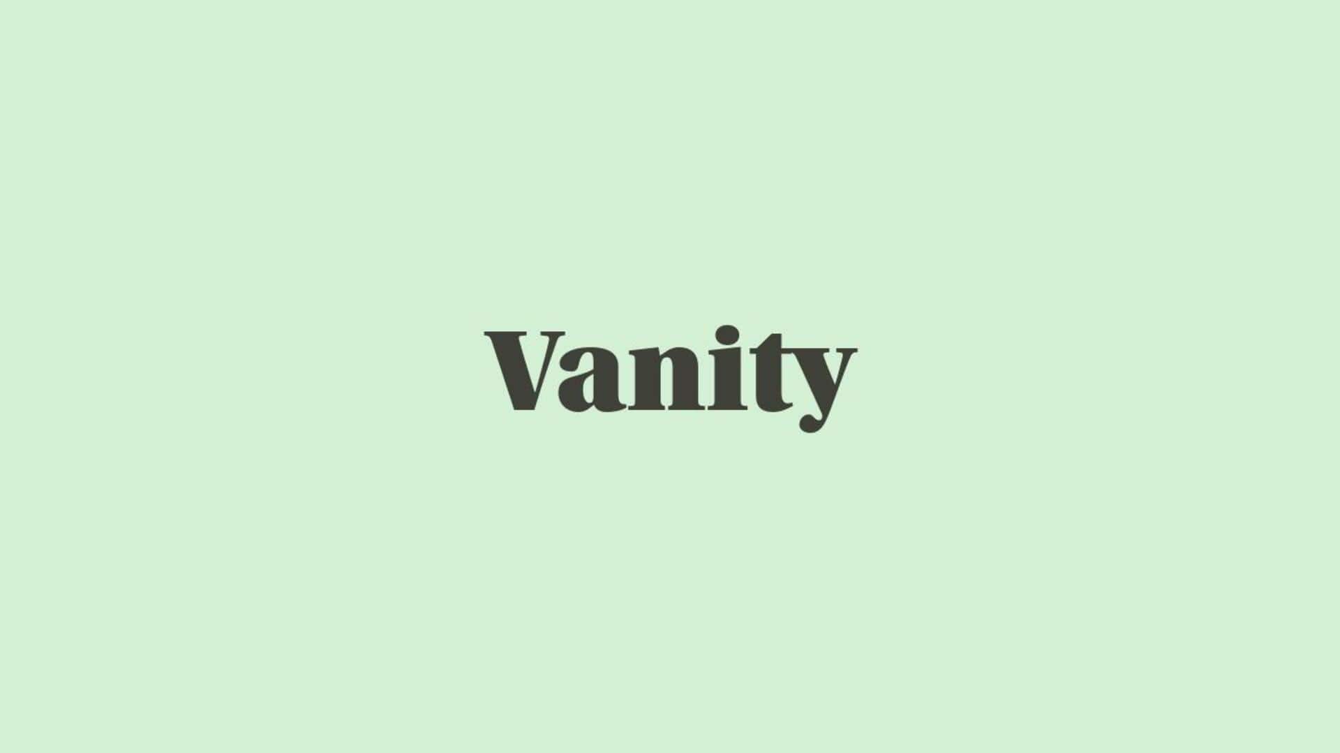 Word of the Day: Vanity