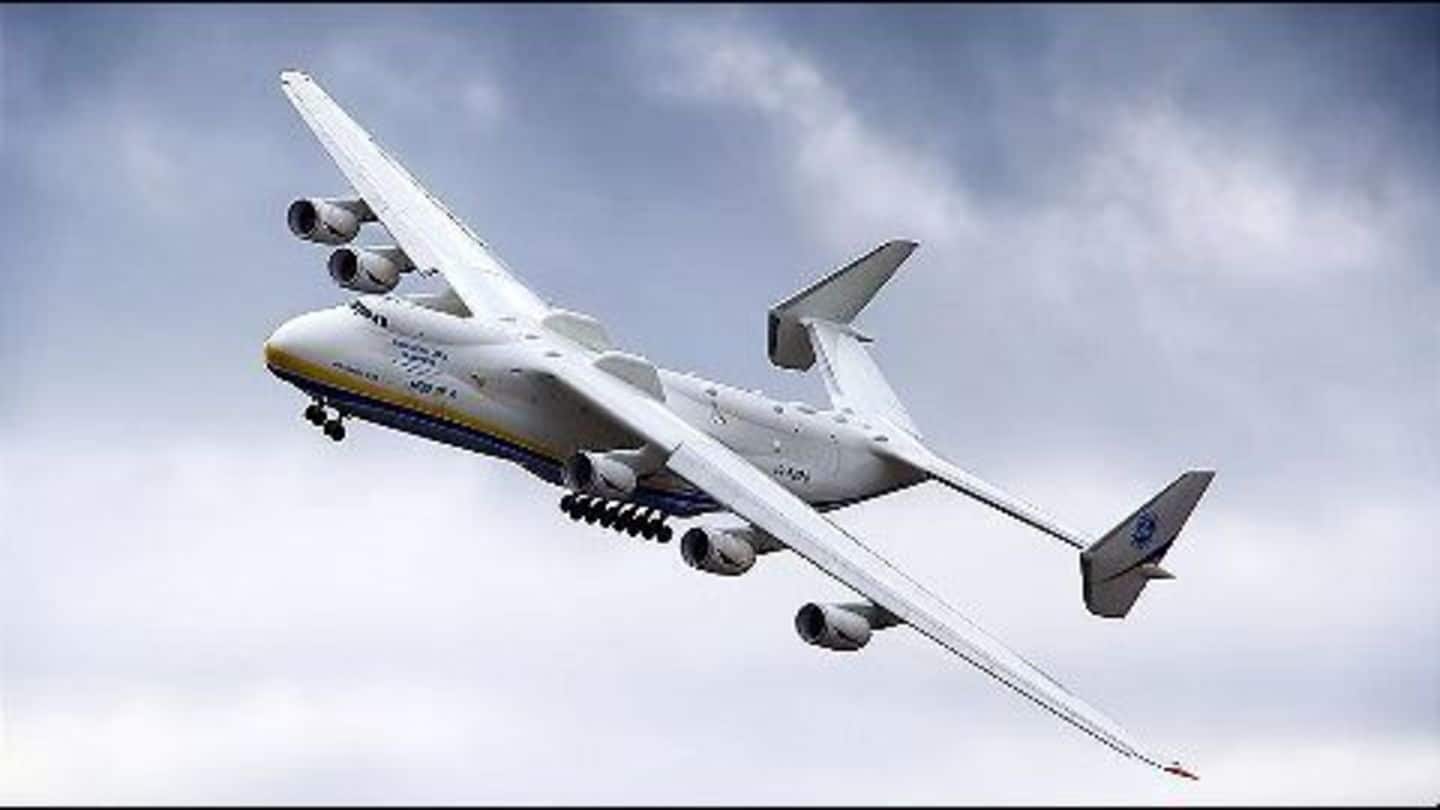 Antonov An-225's first ever visit to India