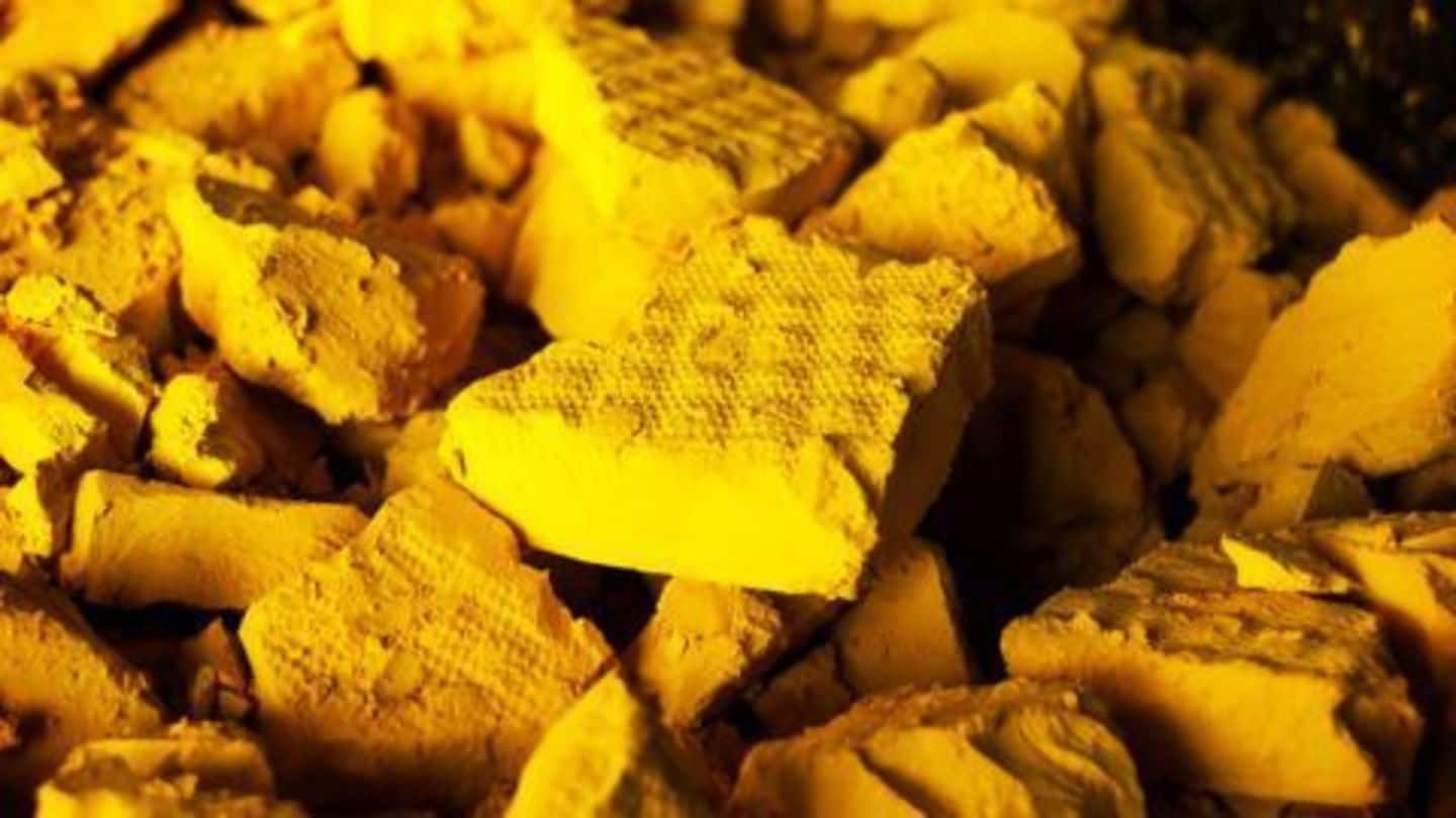 Imposing quantity of uranium recovered in Moldova