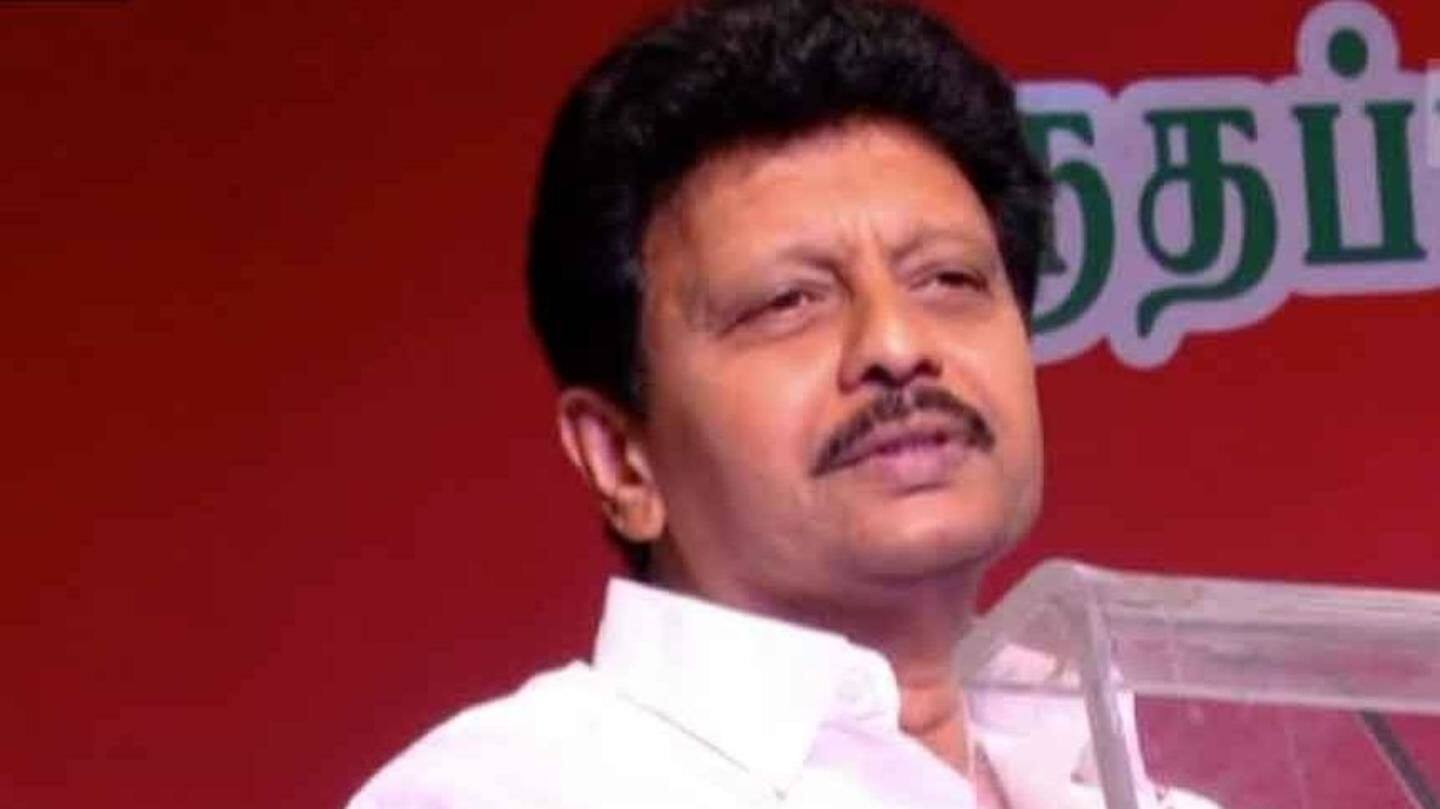 Dhivakaran also launches party flag with red, black stripes Dhivakaran also launches party flag with red, black stripes