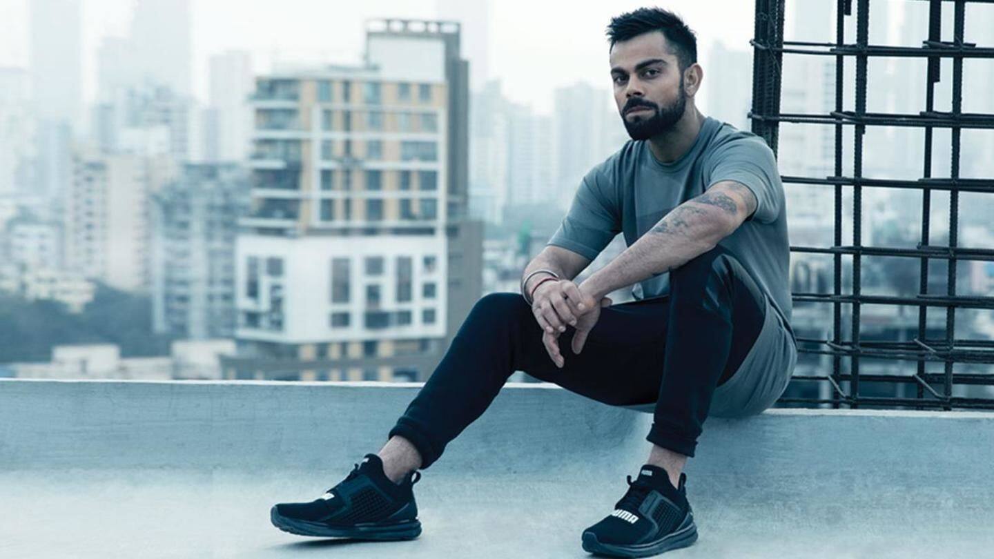 Large amount of Kohli's earnings comes from endorsements Large amount of Kohli's earnings comes from endorsements