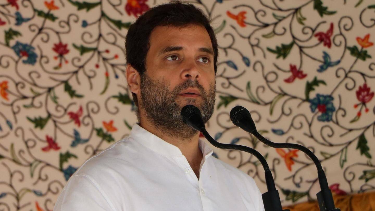 Ruling party's 'lying factory' at work again: Rahul Gandhi