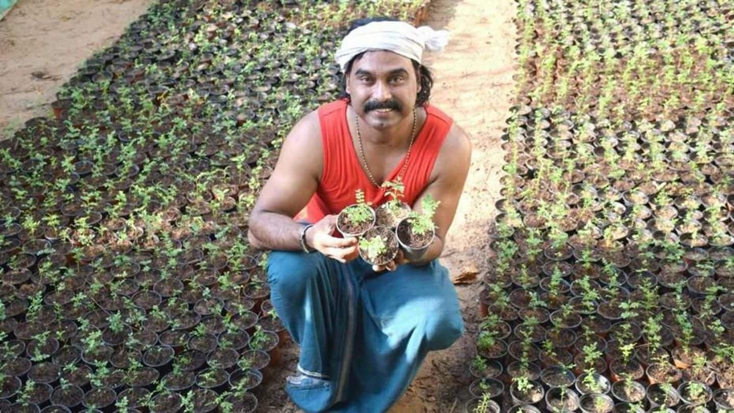 Indian farmer in UAE sets world record for distributing saplings