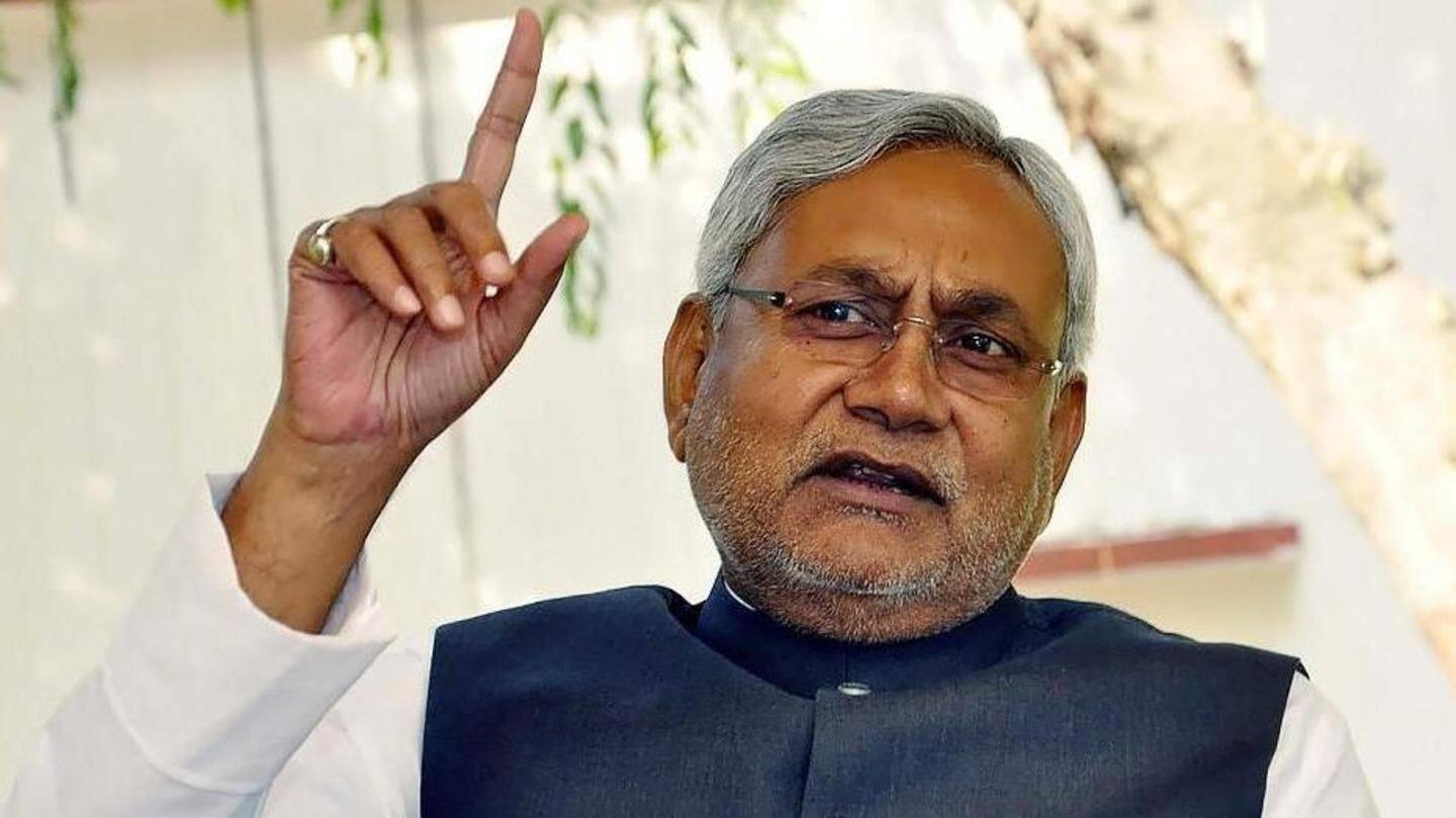 Nitish Kumar calls slipper throwing incident a 'publicity stunt'