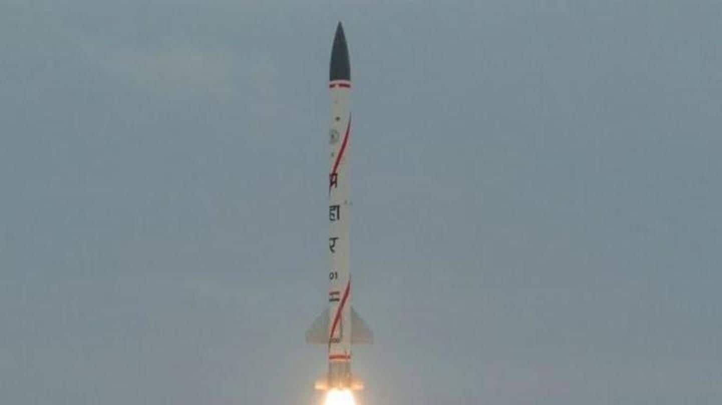 Odisha: Amid downpour, ballistic missile test-fired from ITR at Chandipur