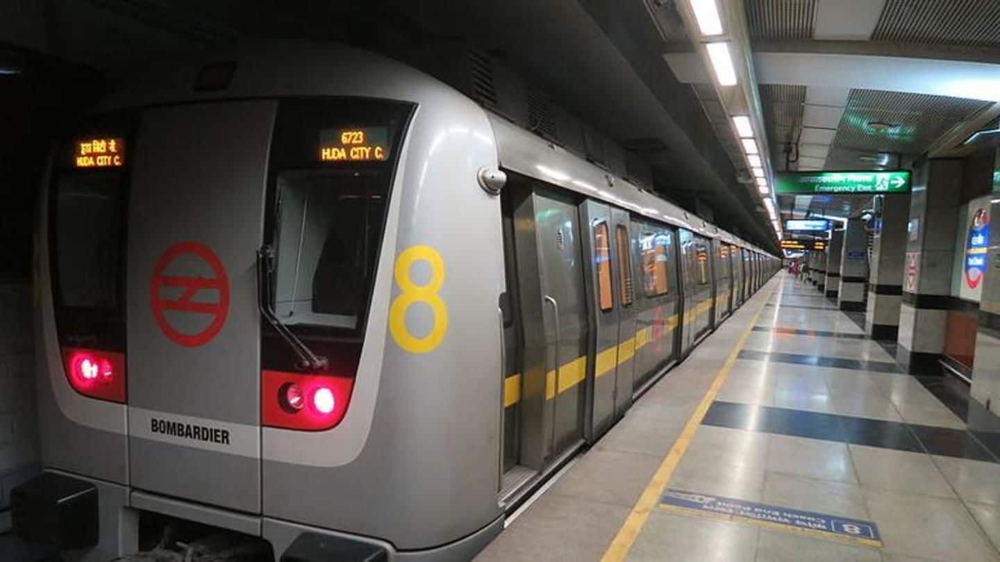 One train removed from Delhi Metro's Magenta-Line after technical glitch