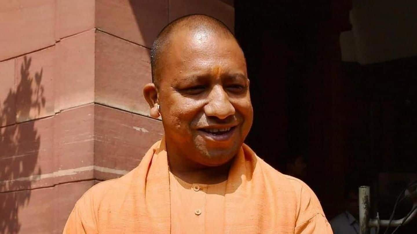 UP CM Yogi Adityanath faces protest in Kushinagar