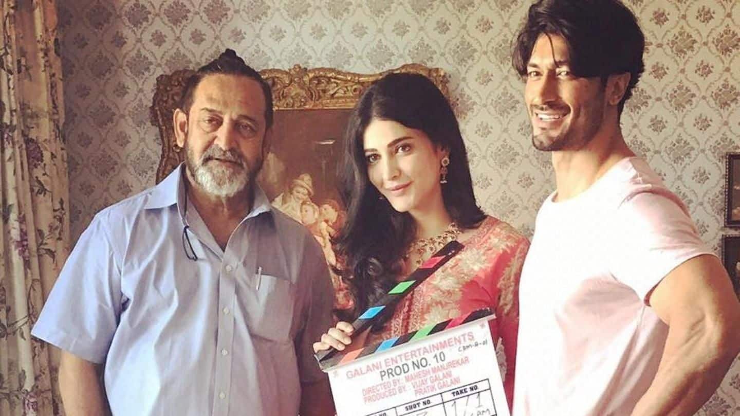 Shruti and Vidyut start shooting for Mahesh Manjrekar's untitled film