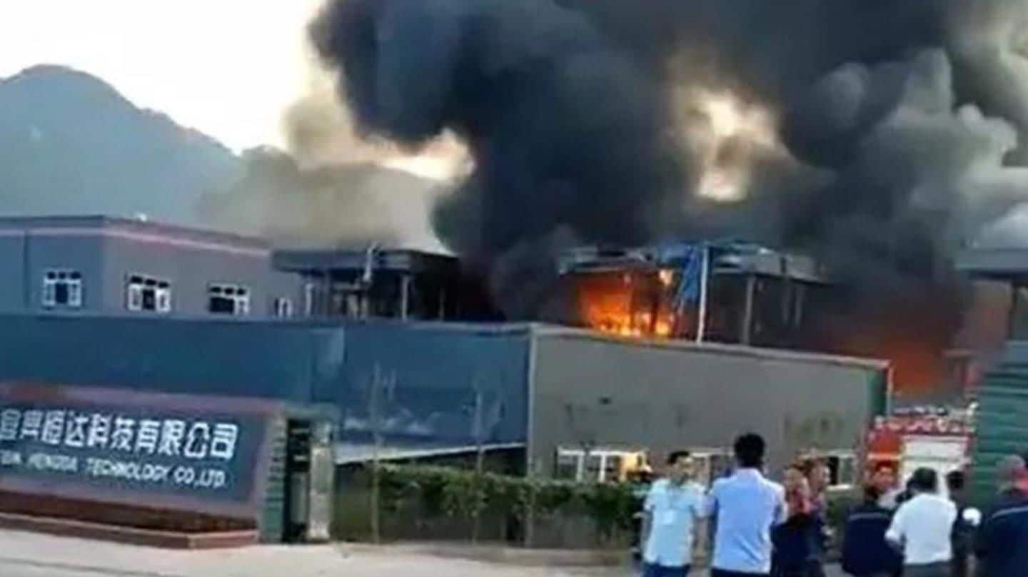 China: Explosion at chemical plant kills 19, injures 12