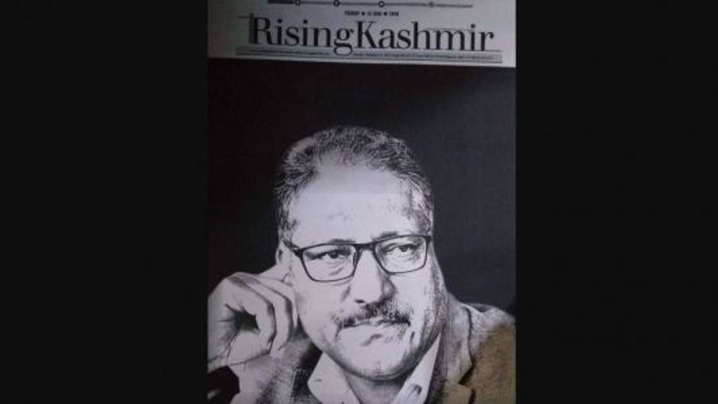 'Rising Kashmir' hits the stand despite assassination of Editor Bukhari