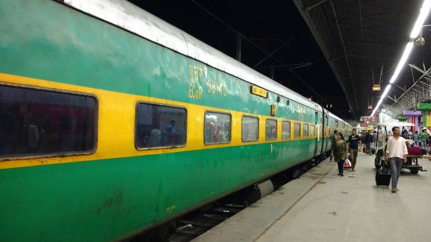 Bedroll in garib rath