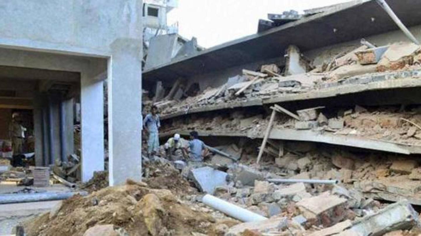 Last week, five-story building collapsed in Ashok Vihar Last week, five-story building collapsed in Ashok Vihar