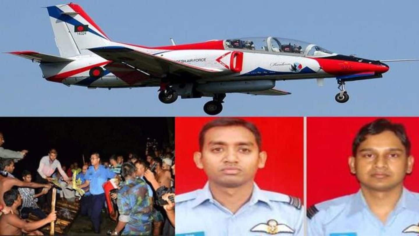 2 Bangladesh Air Force pilots killed as training aircraft crashes