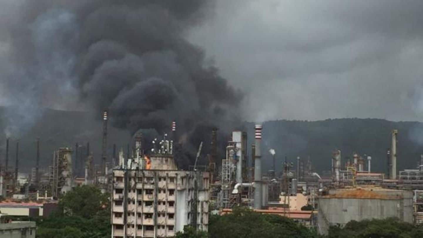 Mumbai: Massive fire at Bharat Petroleum refinery; 21 injured