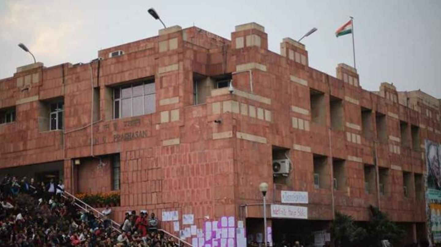 JNU teachers take out peace rally against violence