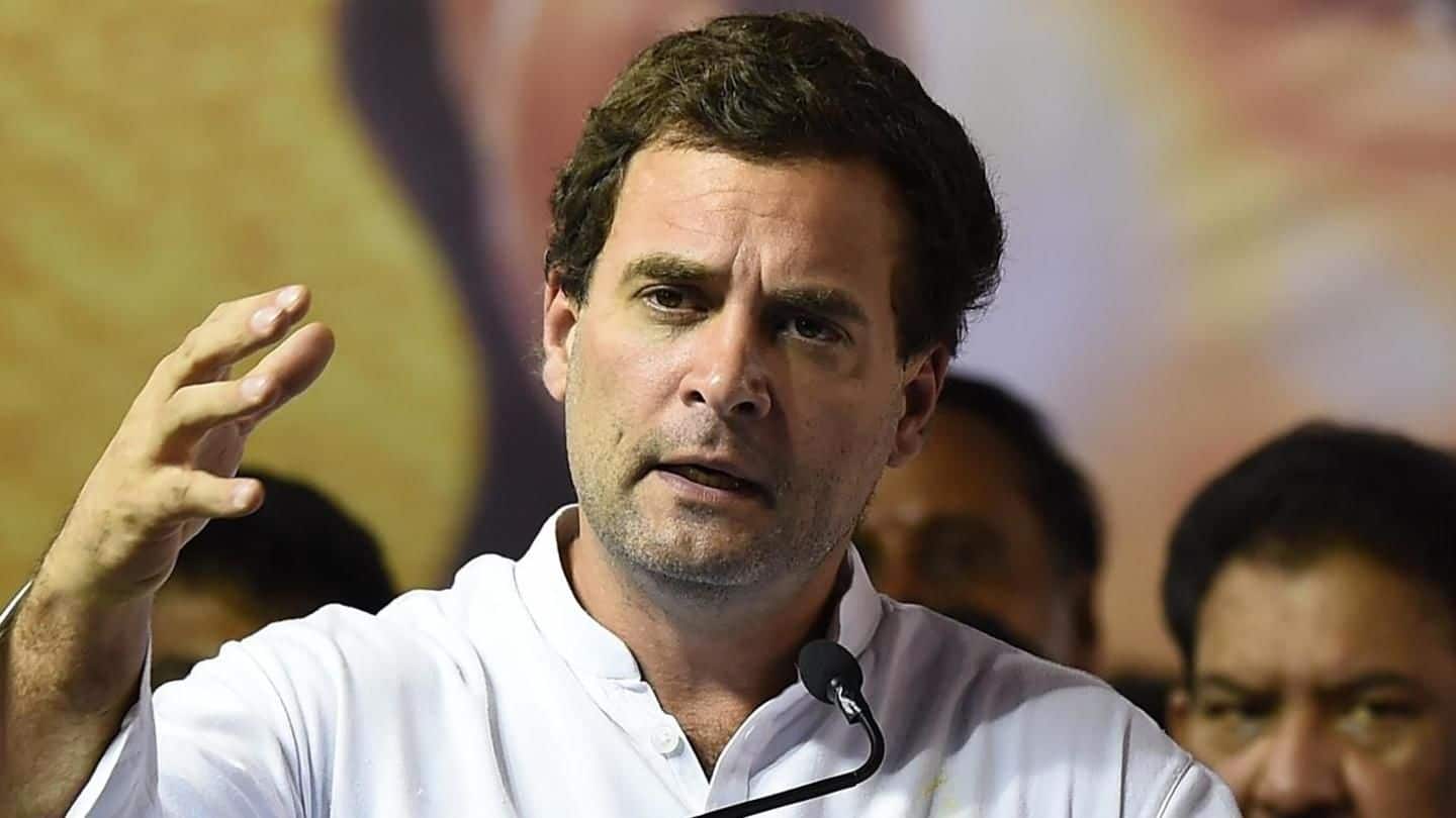 Rahul constitutes new Congress Working Committee, drops veterans' names