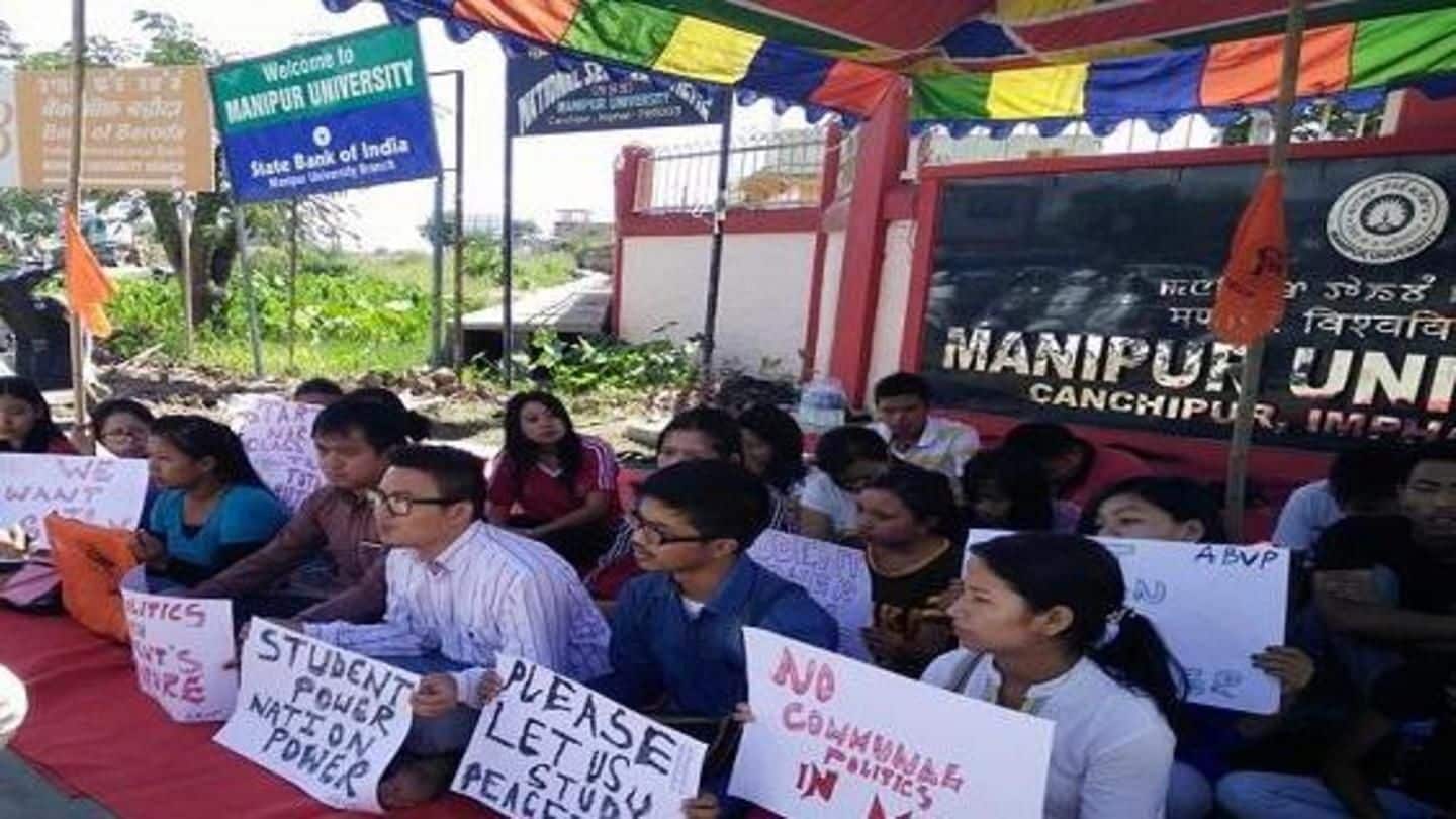 Manipur University acting VC compares students with 'terrorists', triggers outrage