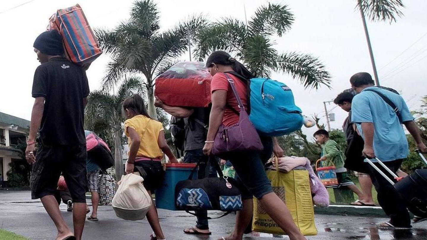 Nearly 87,000 people evacuated from high-risk areas of Philippines Nearly 87,000 people evacuated from high-risk areas of Philippines