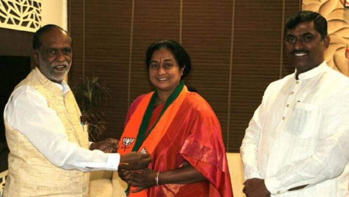 Telangana: Husband is senior Congress leader, wife joins BJP