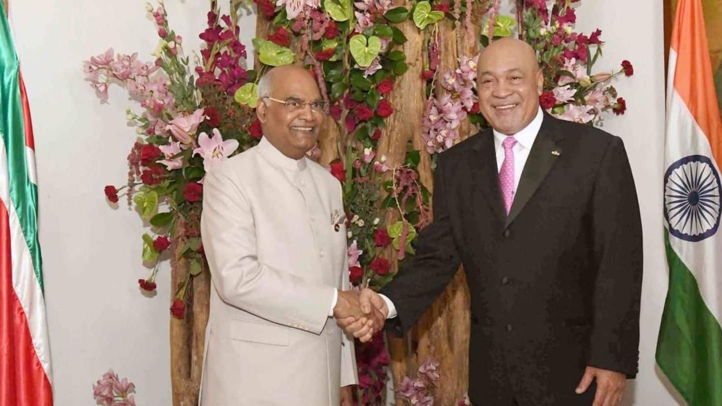 Paramaribo: President Kovind will perform yoga with Suriname counterpart Bouterse