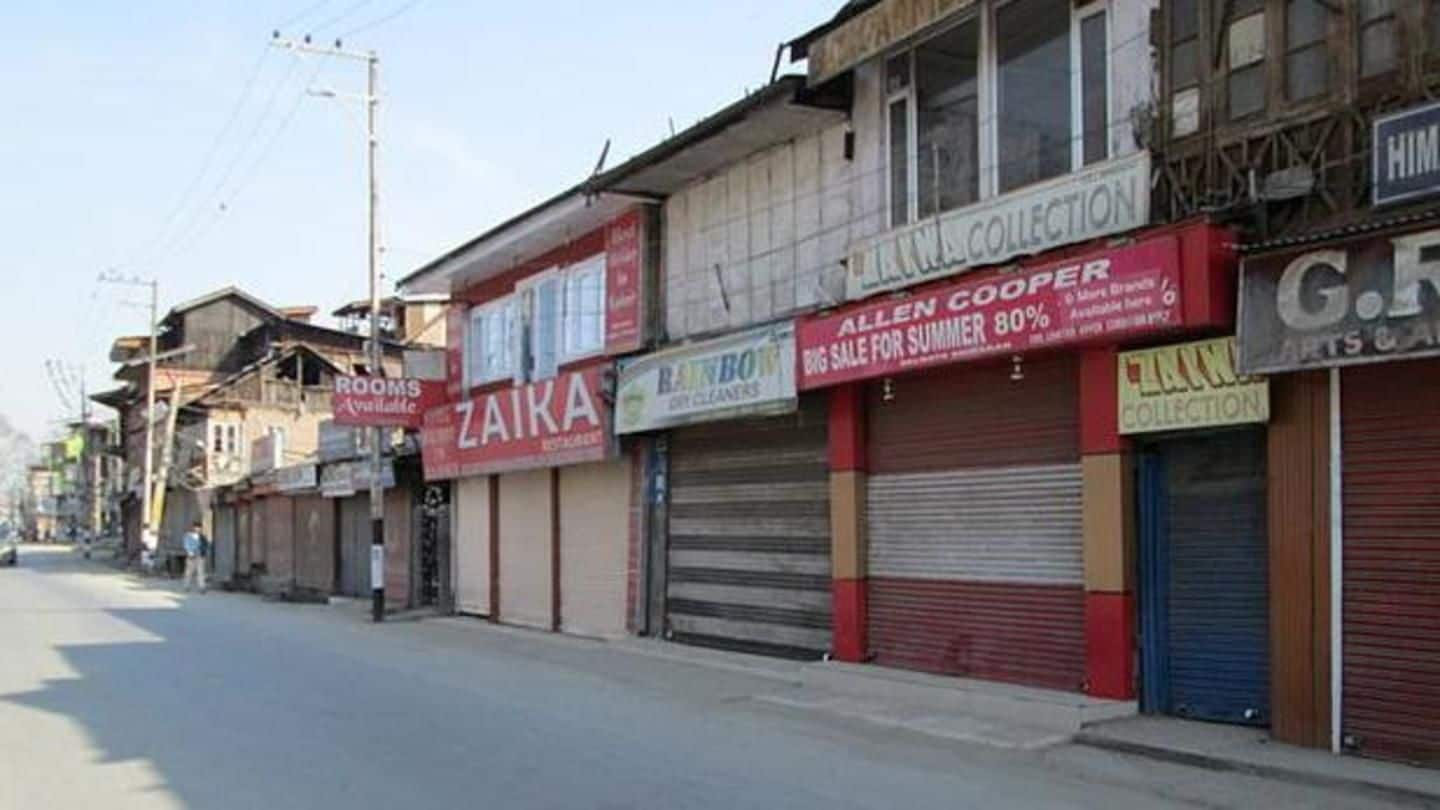 Strike called by separatists disrupts normal life in Kashmir