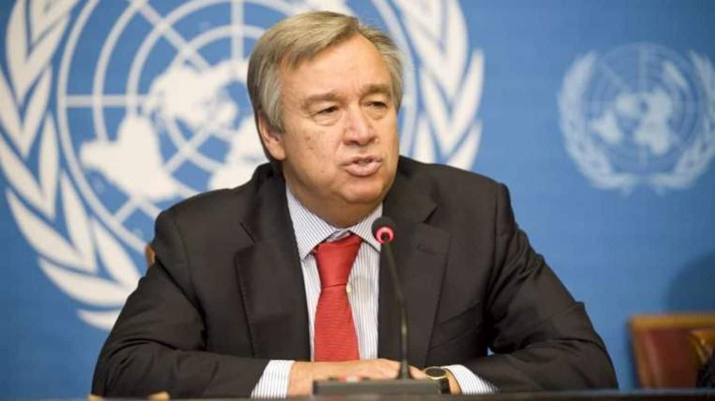 UN Chief "deeply concerned" by US decision to exit Iran-nuclear-deal