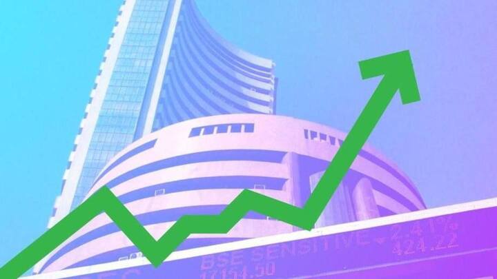 Sensex gains 200 points in afternoon trade, Nifty over 10,500