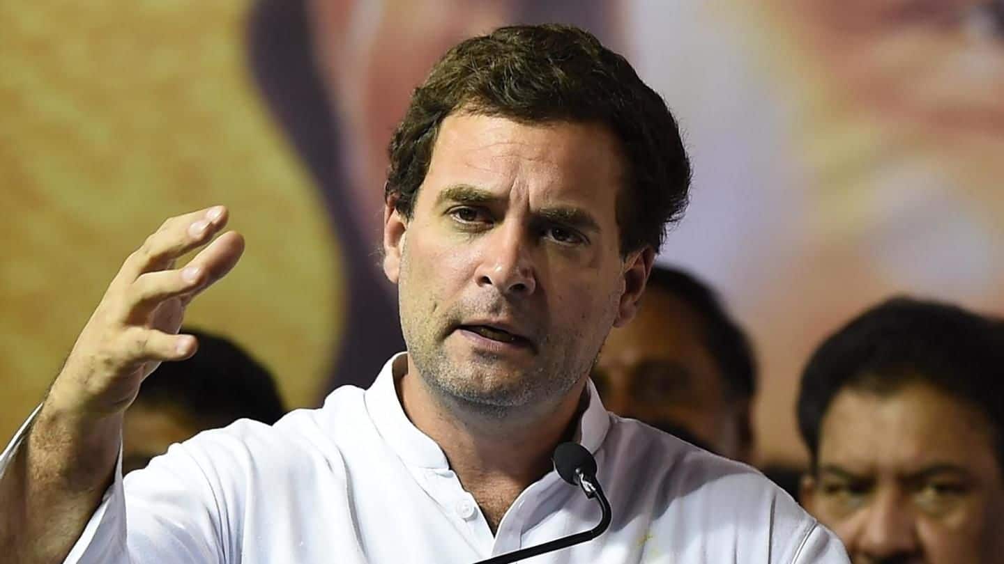 2019 election will be fought between BJP, Opposition alliance: RaGa