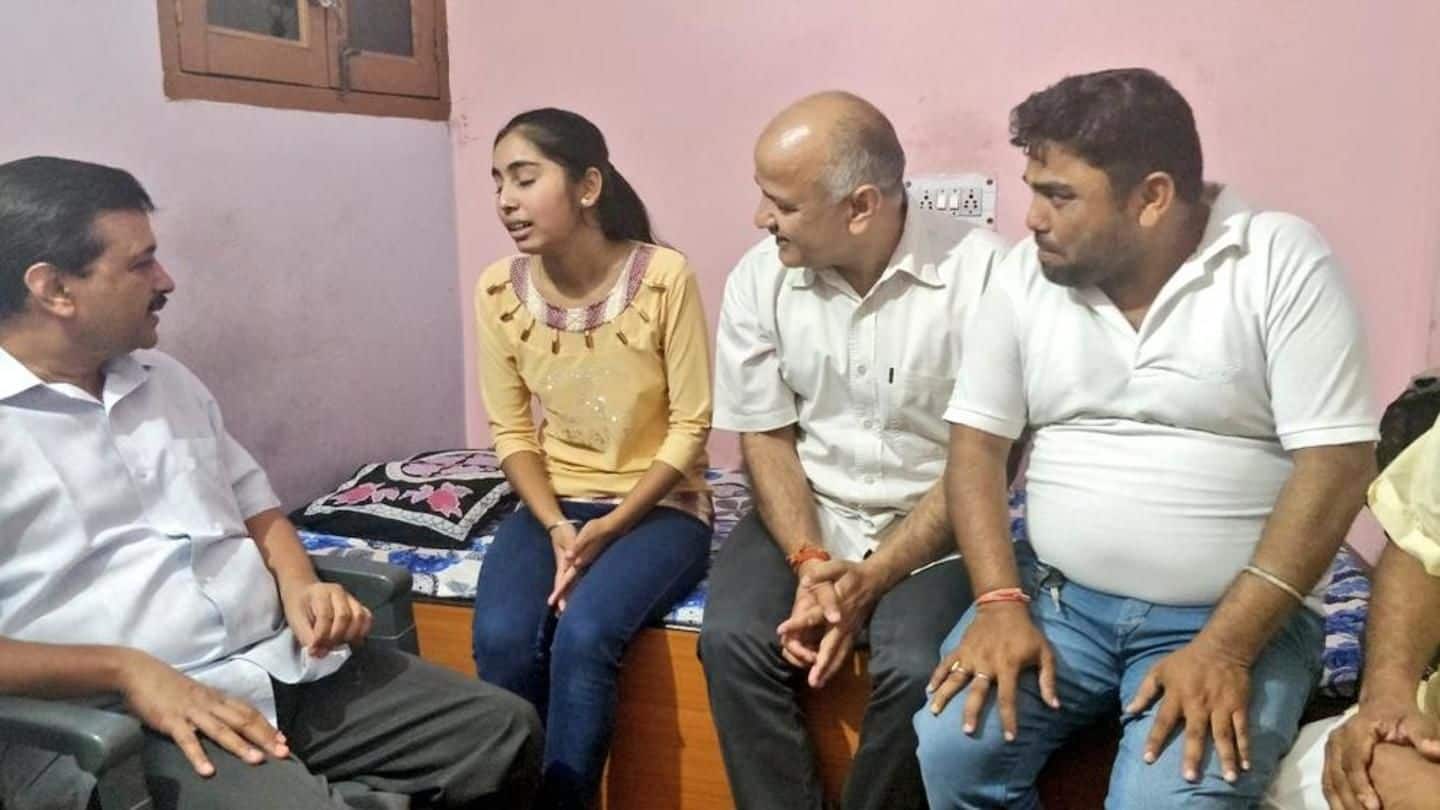 Kejriwal, Sisodia's visit to Delhi's CBSE Class 12 exam toppers