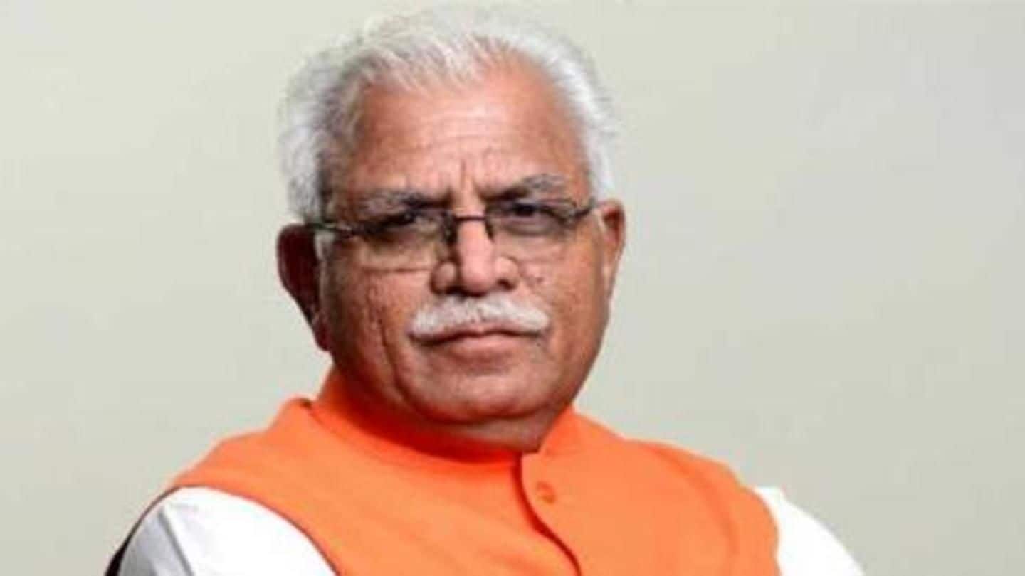 Haryana Chief Minister announces slew of incentives for people