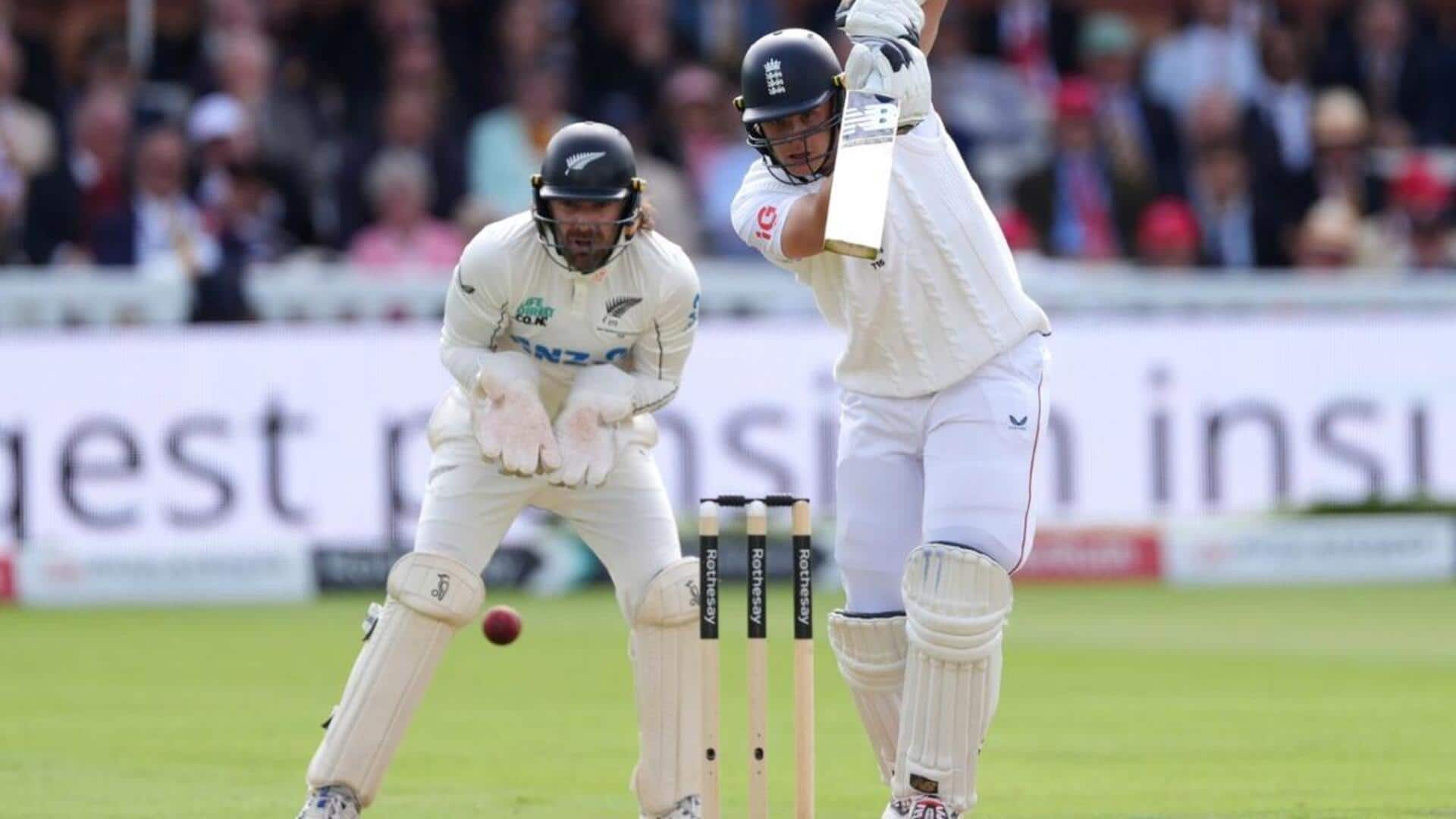 Nottingham Test: Jamie Smith's half-century goes in vain for England 