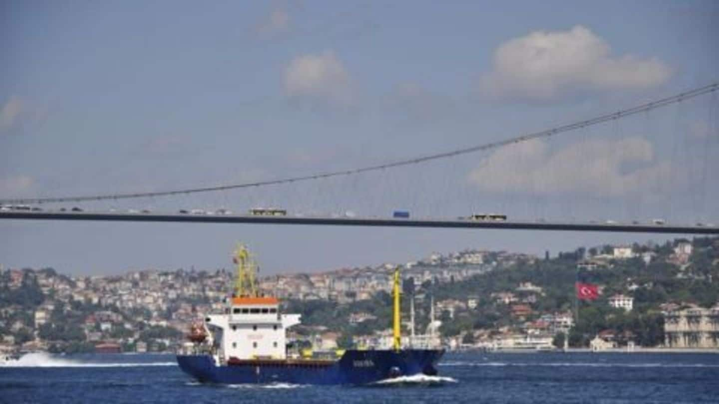 Turkey's President opens suspension bridge connecting Europe and Asia