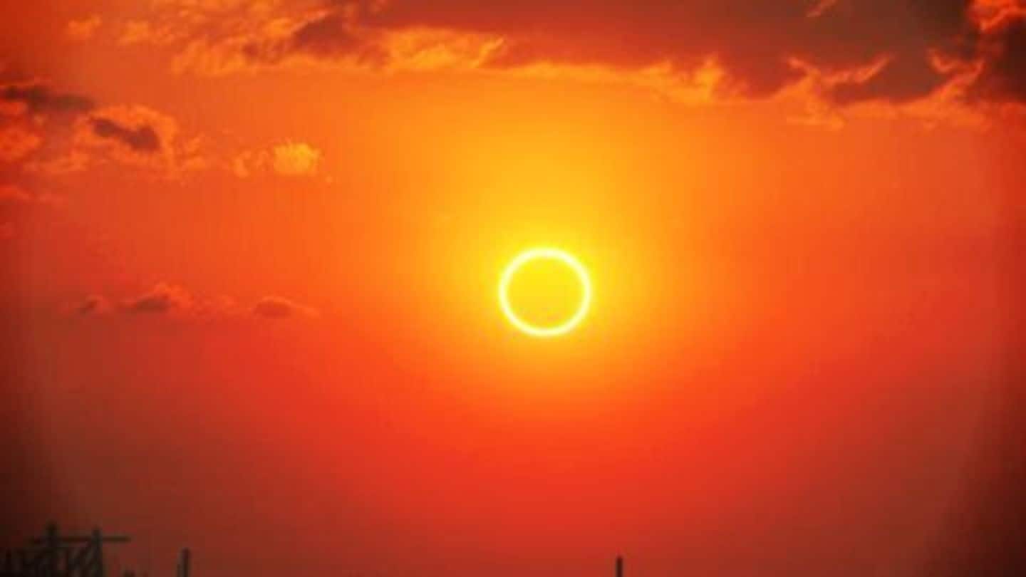 Annular solar eclipse in the African continent
