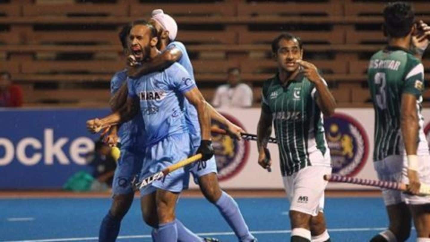 India edge out Pakistan 3-2 in Asian Hockey Champions Trophy