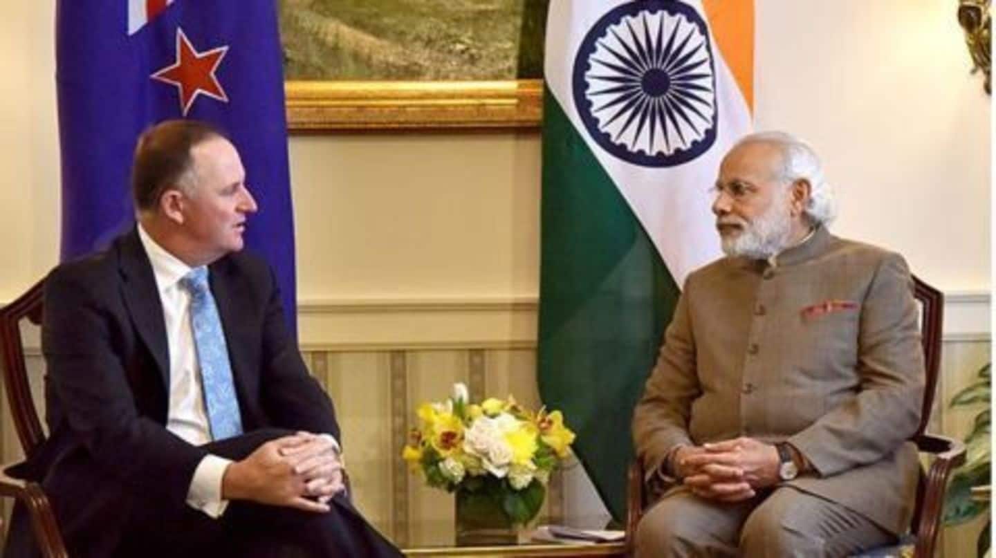 Narendra Modi and New Zealand PM talk terror