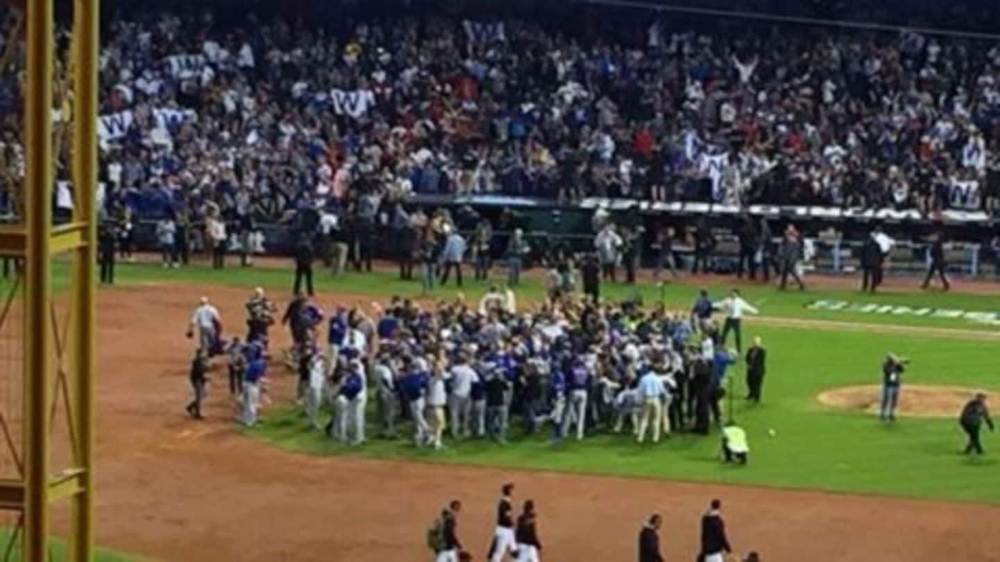 Chicago Cubs win the World Series ending a 108-year wait Chicago Cubs win the World Series ending a 108-year wait