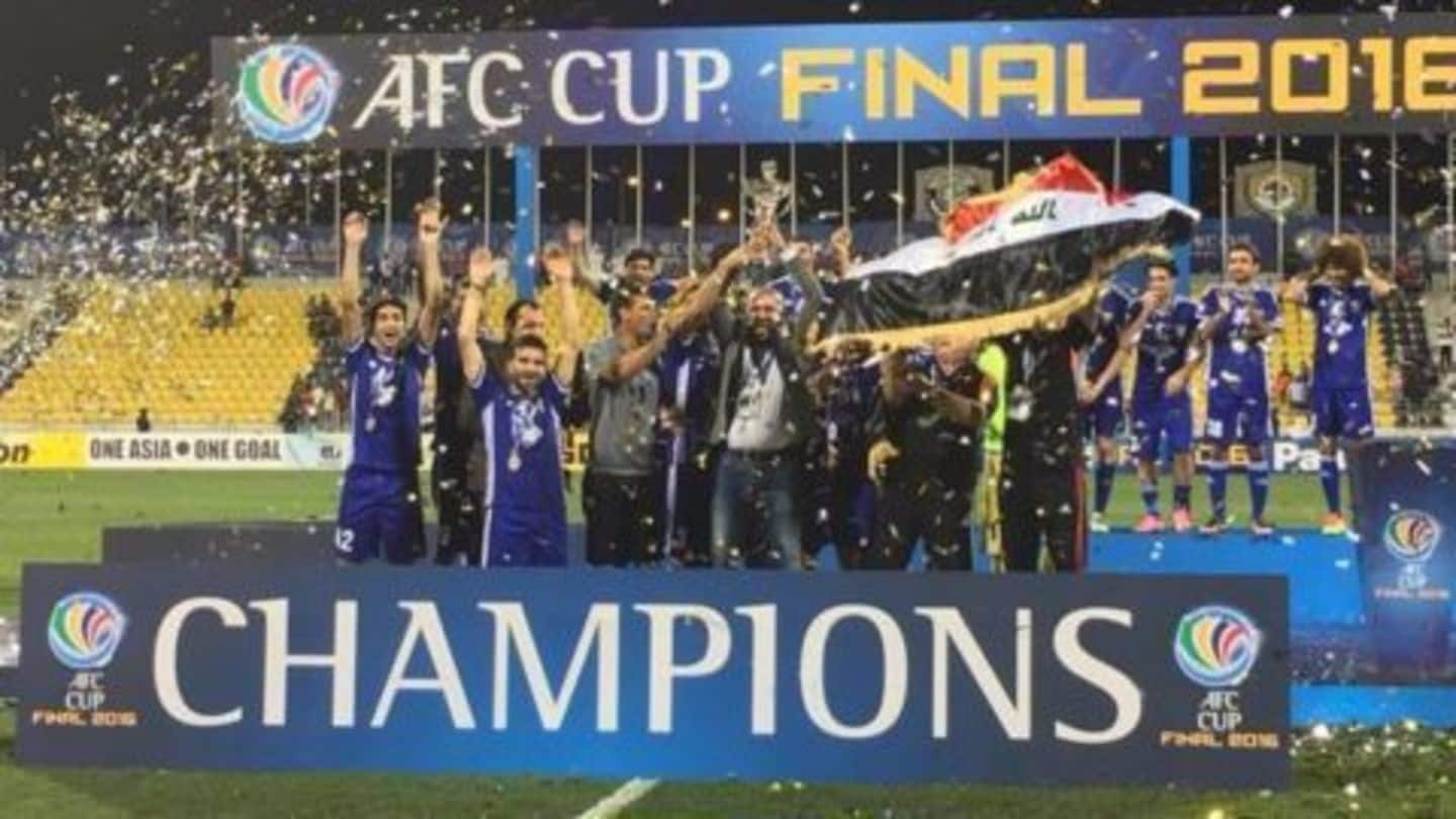 Iraq's Air Force Club lifts the 2016 AFC Cup