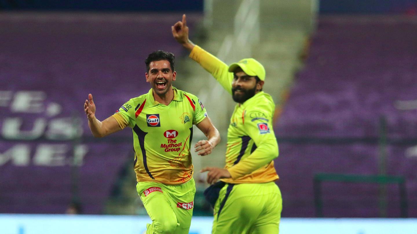 CSK have Chahar, Thakur, Curran and Hazlewood as pacers CSK have Chahar, Thakur, Curran and Hazlewood as pacers