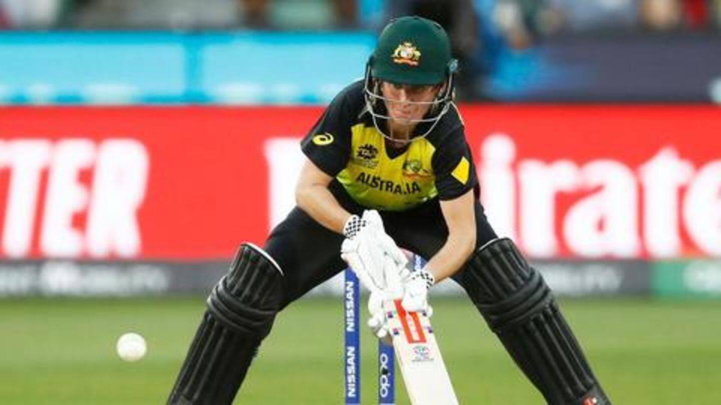 Mooney slams most runs in an edition of the WC Mooney slams most runs in an edition of the WC